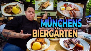 Meine TOP 3 Biergärten in München  Ich probiere das leckerste bayrische Essen  Foodtour [upl. by Hplodur]