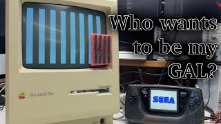 Can we program a new GAL chip to repair this Macintosh Plus And adding internal SCSI [upl. by Yedsnil]