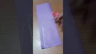 Beautiful neck design ki cutting very very easy method latest design neckdesigne papercutting [upl. by Leinnad]