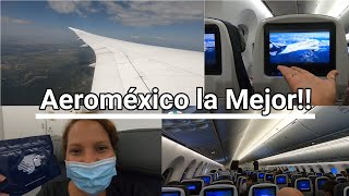 Mi primer vuelo a México🛩️  Volando con Aeroméxico 🇲🇽 [upl. by Reinnej]