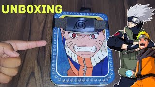 Topps Animax Naruto Cards Blaster Tin Unboxing In Hindi Must Watch [upl. by Ilhsa]