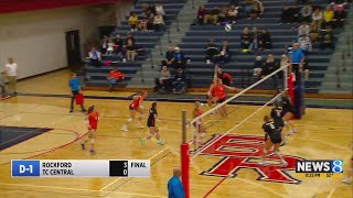 MHSAA volleyball quarterfinals [upl. by Otrebliw]