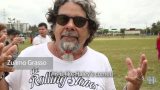 Cuban fans arrive for a free concert by the Rolling Stones [upl. by Aehsila]