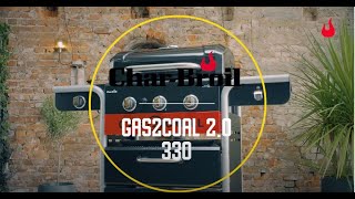 BARBECUE HYBRIDE CHARBROIL® GAS2COAL® 20 3 BRÛLEURS [upl. by Yt]