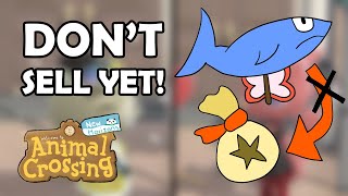 DONT sell your fish and bugs until you watch this  Animal Crossing New Horizons [upl. by Aloek]