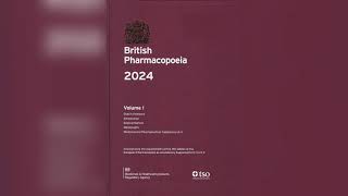 British Pharmacopoeia 2024 [upl. by Navonoj336]