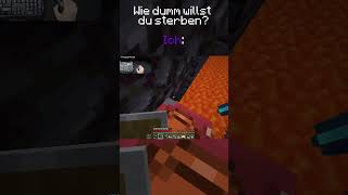 Dümmer wie ich kann man nicht sterben  minecraft meme funny fun live mod landcraft [upl. by Alva]