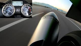 KAWASAKI ZX14R HIGH SPEED  4MIN 175KM  PURE SOUND [upl. by Introc705]