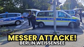 Messerattacke in Weißensee 😱🔥 Berlin versinkt ￼im Chaos [upl. by Idnil258]