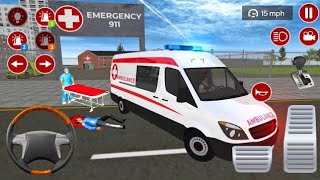 Ambulance Rescue Simulator 3D  Offroad Van Emergency Helicopter Flying Drive  Android Gameplay [upl. by Glynas73]