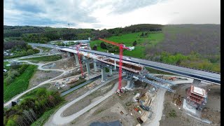 A45 Talbrücken Rahmede amp Eisern Lüdenscheid Siegen April 2024 [upl. by Lilybel]