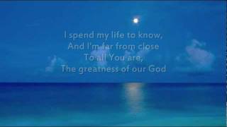 Hillsong  The Greatness of our God  Instrumental with lyrics [upl. by Atiuqin]