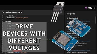 Drive devices with different voltages EspHome [upl. by Ajnek385]