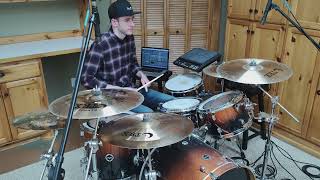 From Ashes To New Feat Against The Current  Barely Breathing  Bass Boosted Drum Cover [upl. by Stetson759]