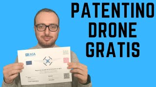 Patentino drone A1 A3 gratis  GUIDA COMPLETA [upl. by Doralynn]