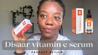 Disaar naturals vitamin C serum product review [upl. by Tamiko]