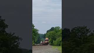 Norfolk Southern 21W Intermodal Meets 10K Manifest On S Curve Hummelstown Pa 622024 [upl. by Mackenie255]