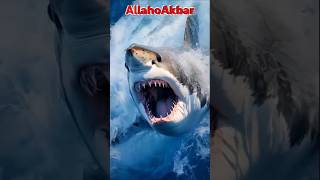 Dangerous Big Fishes in Oceans 🌊 allah ki kudrat shorts islam oceanlife sharks [upl. by Adorl]