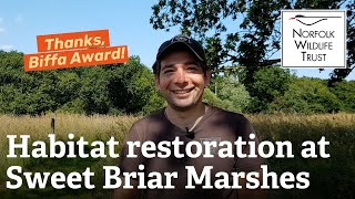 How the Biffa award helped us to restore habitats at Sweet Briar Marshes [upl. by Marsden]