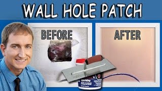 How to fix the hole in the wall DIY Patch and repair a large hole in drywall [upl. by Nayve468]