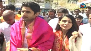 Majili Movie Team Visits Tirumala Tirupati  Naga Chaitanya  Samantha Akkineni  NTV Entertainment [upl. by August]