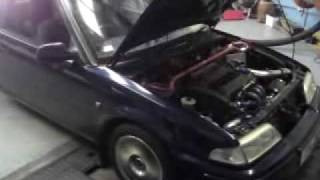 rover 214 sei turbo conversion on dyno [upl. by Merill362]