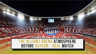 Champions League Anthem Entrance  The Atmosphere of Allianz Arena  FC Bayern Munich vs Real Madrid [upl. by Sheila]