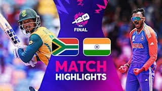 ICC T20 WORLD CUP 2024 FINAL HIGHLIGHTS  full match highlights [upl. by Durning]