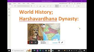 World History    Harshavardhana dynasty AD606 647   29 harshadynasty upsc ias tnpsc [upl. by Terrance904]