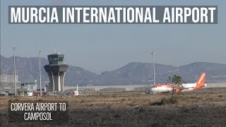 Murcia International Airport  Corvera Spain camposolspain expatinmazarron [upl. by Yarvis]