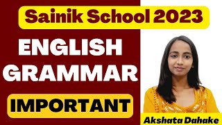 Sainik School Entrance Exam 2023 English Question Answers Class 6  Knowell Bell Jabalpur MP [upl. by Onibas662]