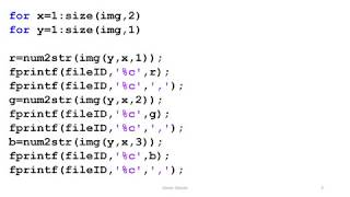 MATLAB Program to convert Color image into Text and Vice versa [upl. by Ayiram]