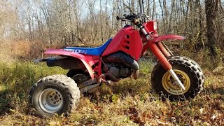 First time riding a 86 Honda 250r atc [upl. by Gipson]