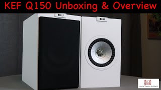 KEF Q150 Bookshelf Speaker Unboxing amp Overview [upl. by Anaeerb]