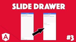 SLIDE DRAWER WITH IONIC GESTURES  Ionic UI Challenge 3 [upl. by Mallis519]