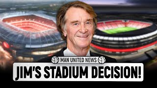 New Old Trafford Ratcliffe Reveals Stadium Plans  Man United News [upl. by Esyak]