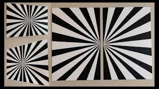 DIY Illusory Wall Hanging Art  Decor [upl. by Tteirrah346]