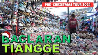 4K BACLARAN TIANGGE  STREET SHOP  PRECHRISMAS TOUR 2024 [upl. by Camm]