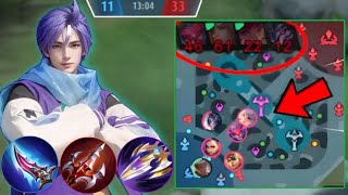 DON’T CELEBRATE TOO EARLY 1 VS 5  IMPOSSIBLE COMEBACK CHOU INTENSE MATCH 😱  MLBB [upl. by Enelehcim]