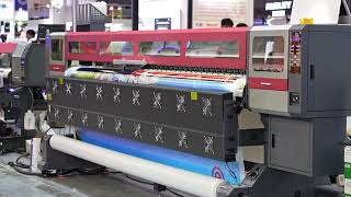 Armyjet 32M eco solvent printer with high speed and stable printing [upl. by Nilyac262]