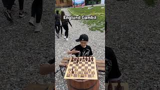 Englund Gambit chess trap chess [upl. by Nimoynib]