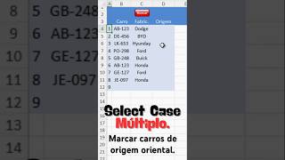 Múltiplo SELECT CASE  Excel VBA [upl. by Barolet678]