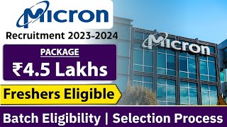 Micron Technology Fresher Hiring  Off campus drive for 2025 batch  2025 batch hiring off campus [upl. by Elockcin]