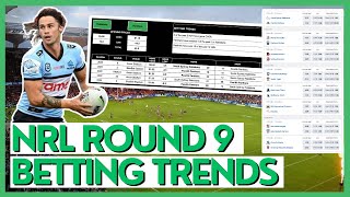 Betting Trends For ALL Matches  Round 9 Tips Trends amp Predictions  2024 NRL Season [upl. by Vitus481]