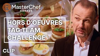 Masterchef Tag Team Challenge  MasterChef Canada  MasterChef World [upl. by Kolb419]