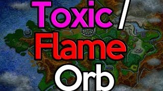 Where to get Toxic Orb Flame Orb in Pokemon X and Y [upl. by Earesed648]