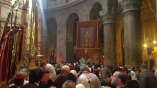 Karsamstag in der Grabeskirche zu Jerusalem 2017 [upl. by Reeher648]