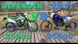 Wyścig Diabolini XB 31 250 VS Mikilon DEFENDER 250cc Który lepszy Szybszy [upl. by Chubb]