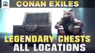 All Legendary Chest Locations New version in description  Guide  Conan Exiles [upl. by Culosio]