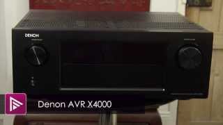 Denon AVRX4000 71 AV Receiver Review [upl. by Annoval222]